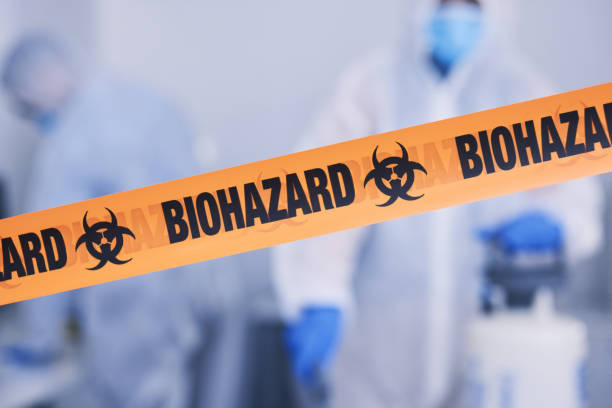 Professional Biohazard Cleanup technician working in Morrison, IL
